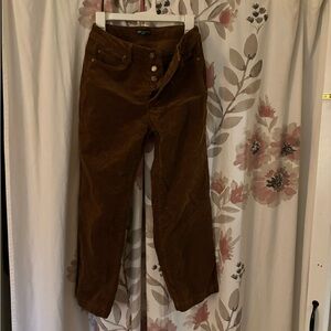 Jones New York Tan Corduroy Trousers